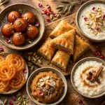 Traditional Desserts featuring classic sweets, pastries, fruit treats, cookies and creamy desserts