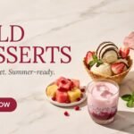 Cold Desserts with ice cream, fruit, mousse and cheesecake